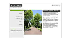 Desktop Screenshot of coombemedicalpractice.co.uk